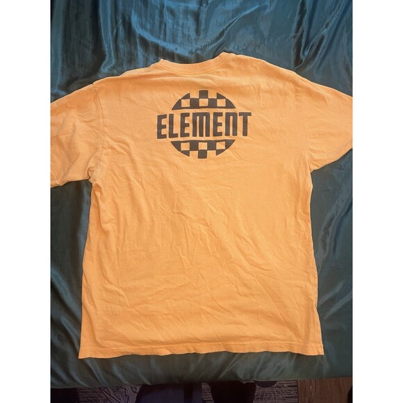 Vintage Element Skateboard T Shirt Yellow Xl - Picture 2 of 3